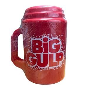 New Sealed 7 Eleven Big Gulp Red 52 ozs 1 Drink Cup w/ Lid 1 Liter Insulated Mug